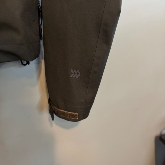 All In Motion Mens Outdoor Hiking Camping  Waterproof Hooded Jacket Green Medium - Picture 5 of 7